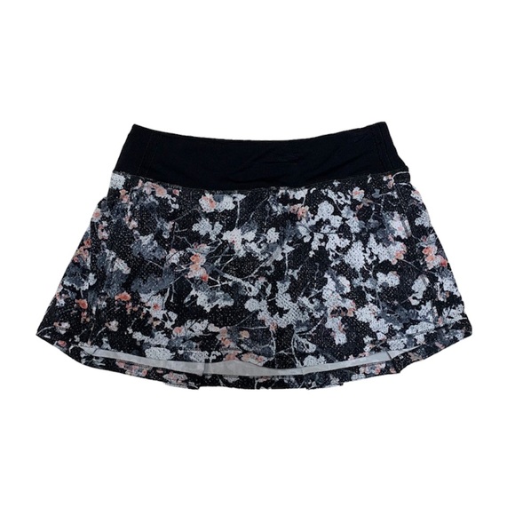 LULULEMON Spring Bloom Black Pace Rival Skort 4 - Picture 4 of 16